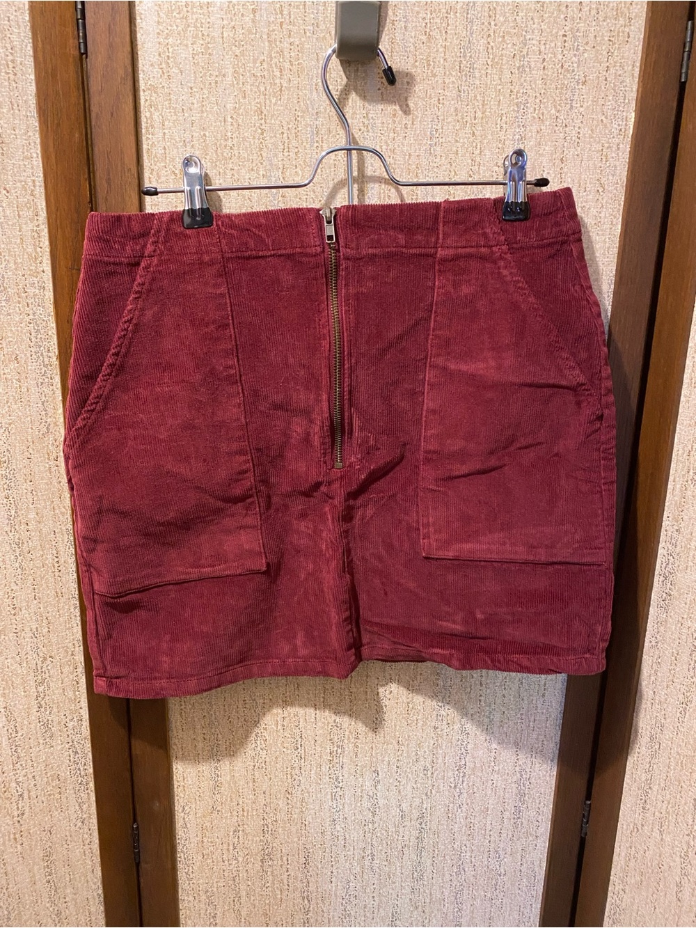 wild fable Corduroy Mini Skirt in Wine